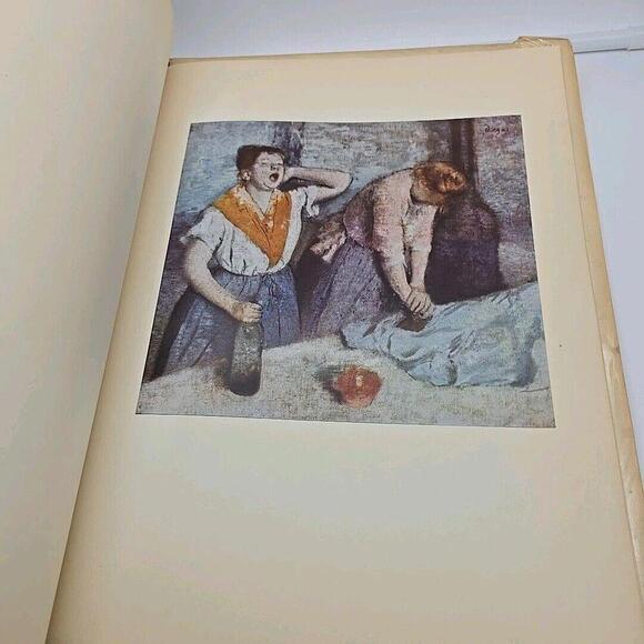 Vintage 1952 Abrams Art Book Degas (1834-1917)‎ 16 Beautiful Full Color Plates - Picture 14 of 16
